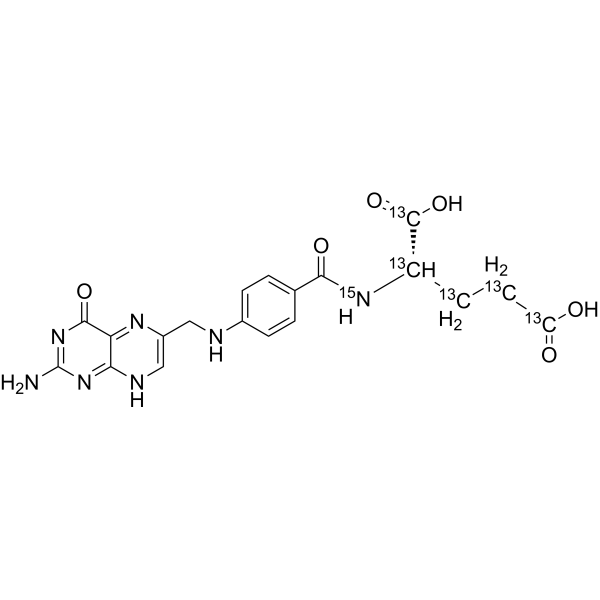 Folic acid-13C5,15<em>N</em>