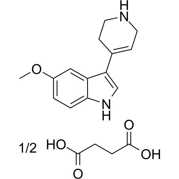 RU 24969 hemisuccinate Chemical Structure