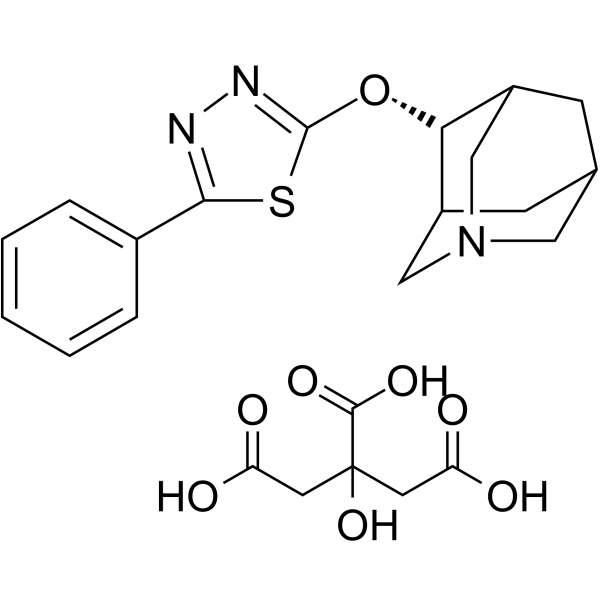 Nelonicline citrate Chemical Structure