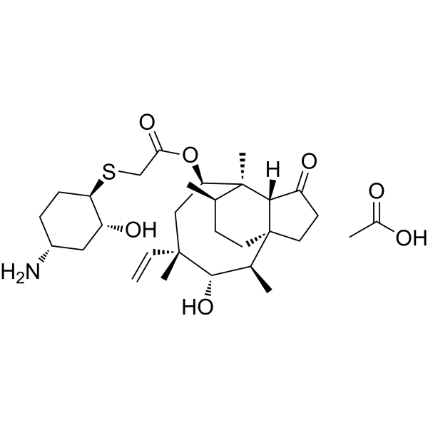 Lefamulin acetate Chemical Structure