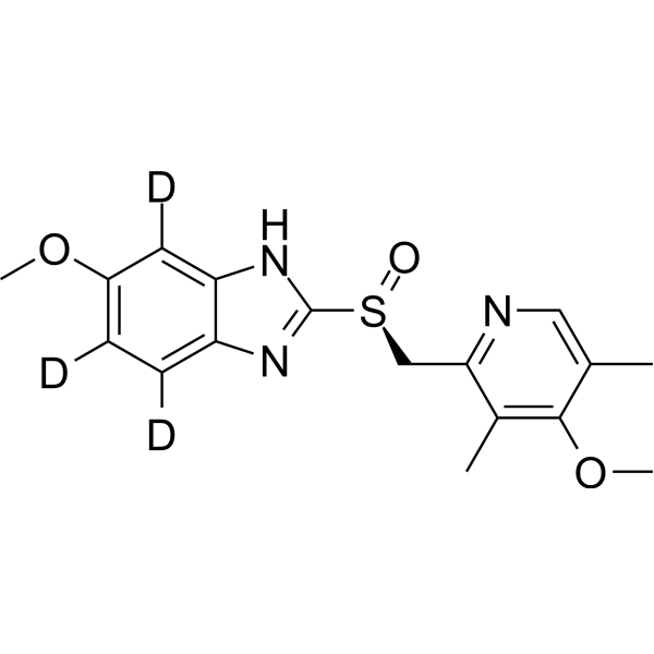 Esomeprazole-d<sub>3</sub> Chemical Structure