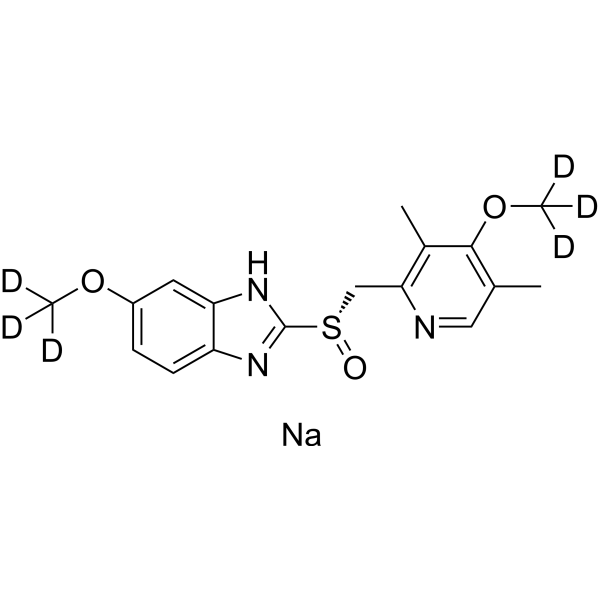 Esomeprazole-d6 sodium Chemical Structure