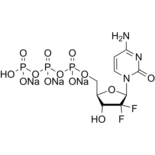 Gemcitabine triphosphate trisodium Chemical Structure