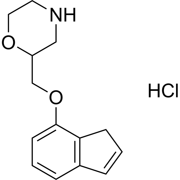 Indeloxazine hydrochloride Chemical Structure