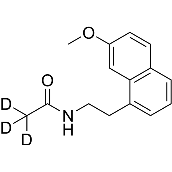 Agomelatin-d<sub>3</sub> Chemical Structure