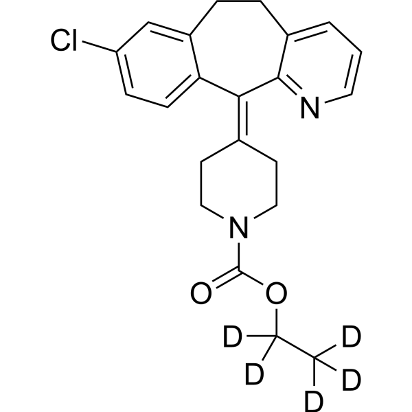 Loratadine-d<sub>5</sub> Chemical Structure