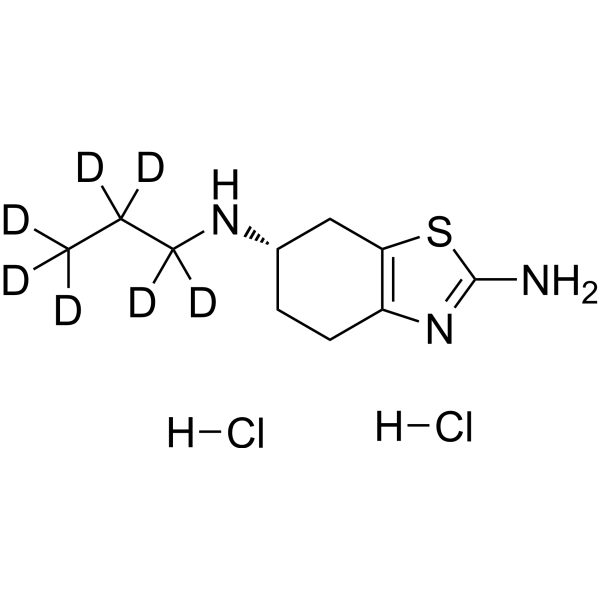Pramipexole-d<sub>7</sub> dihydrochloride Chemical Structure