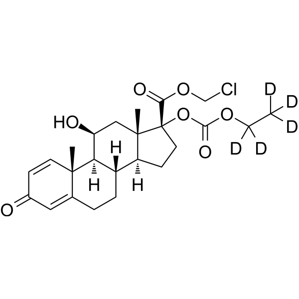 Loteprednol Etabonate-d<sub>5</sub> Chemical Structure