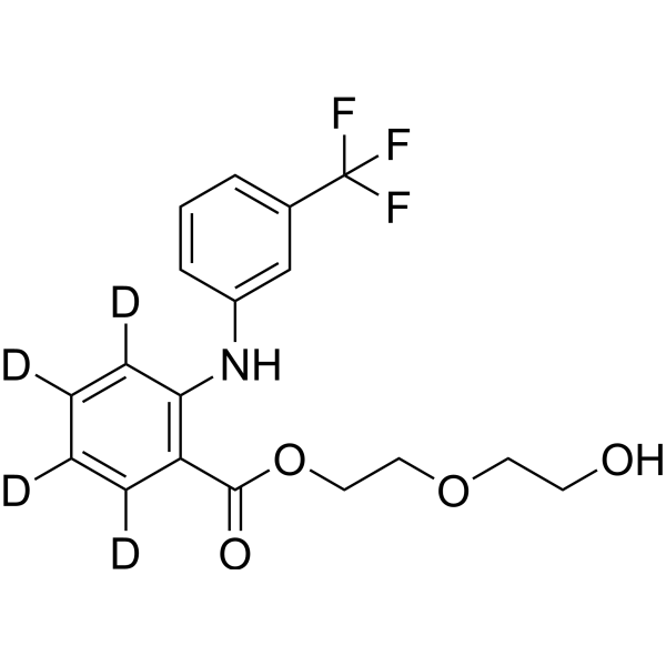 Etofenamate-d<sub>4</sub> Chemical Structure