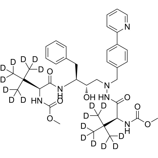 Atazanavir-d<sub>18</sub> Chemical Structure