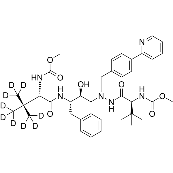 Atazanavir-d<sub>9</sub> Chemical Structure