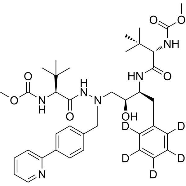 Atazanavir-d<sub>5</sub> Chemical Structure