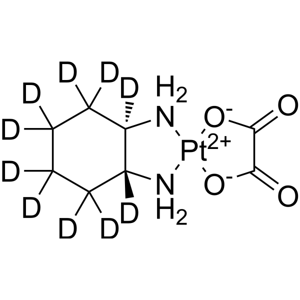 Oxaliplatin-d<sub>10</sub> Chemical Structure