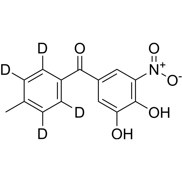 Tolcapone-d<sub>4</sub> Chemical Structure