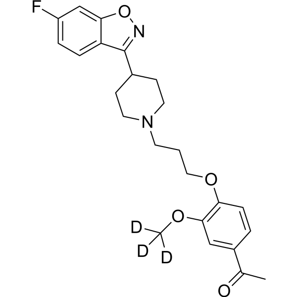 Iloperidone-d<sub>3</sub> Chemical Structure