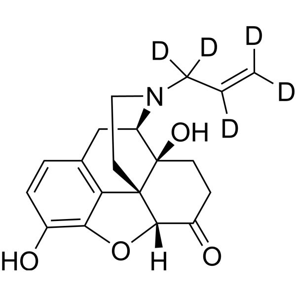 Naloxone-d<sub>5</sub> Chemical Structure