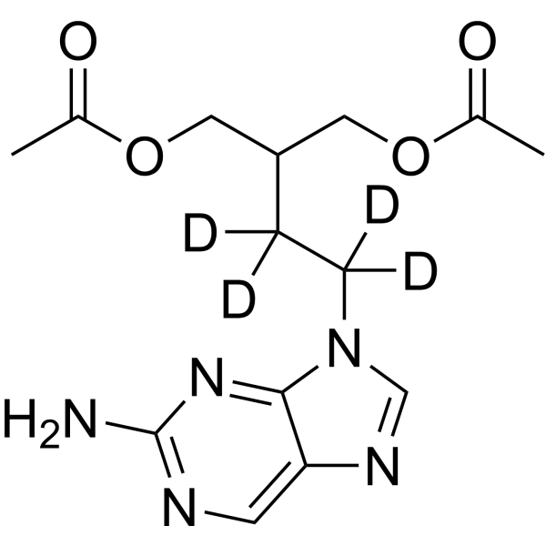 Famciclovir-d<sub>4</sub> Chemical Structure