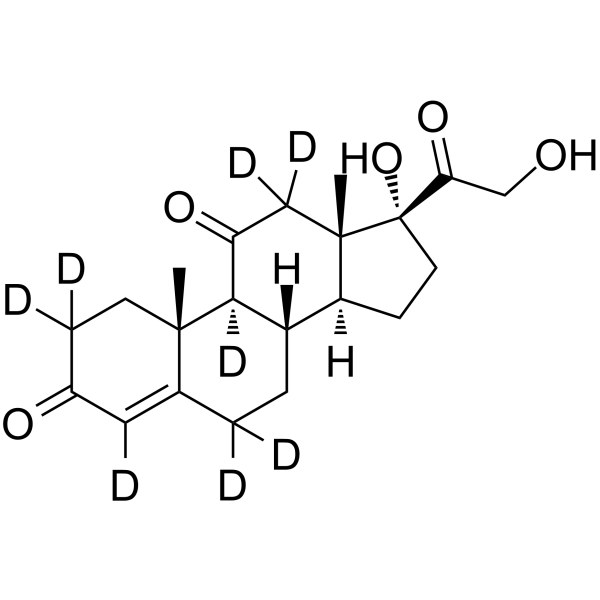 Cortisone-d<sub>8</sub> Chemical Structure
