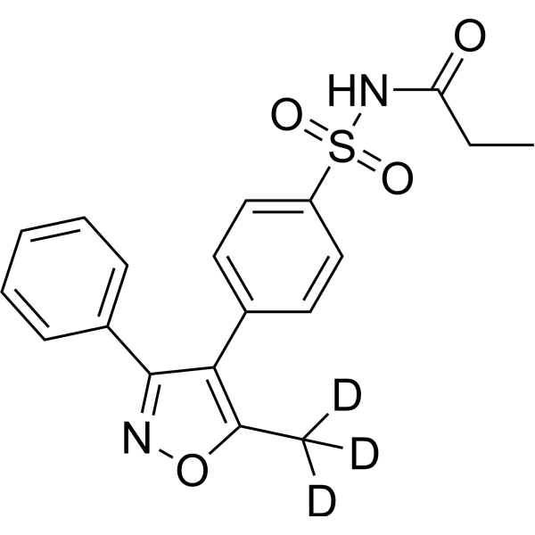 Parecoxib-d<sub>3</sub> Chemical Structure