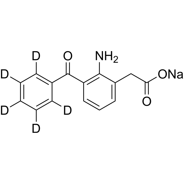 Amfenac-d<sub>5</sub> sodium Chemical Structure