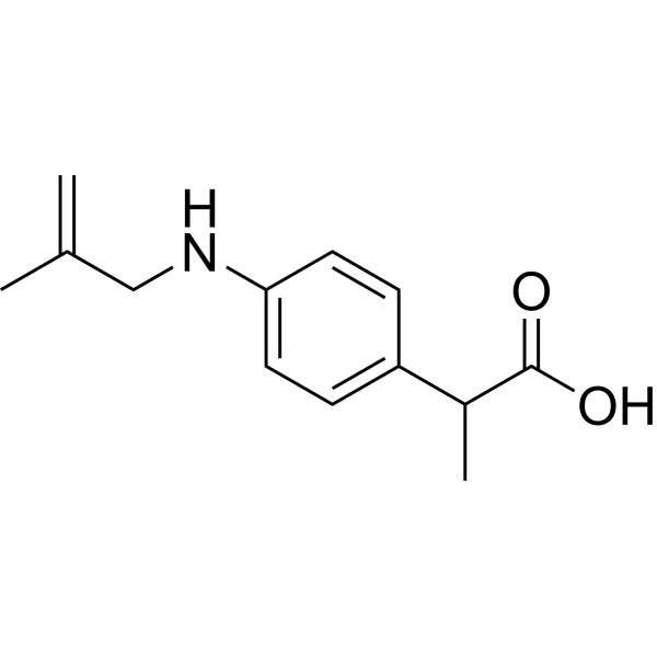 Alminoprofen Chemical Structure