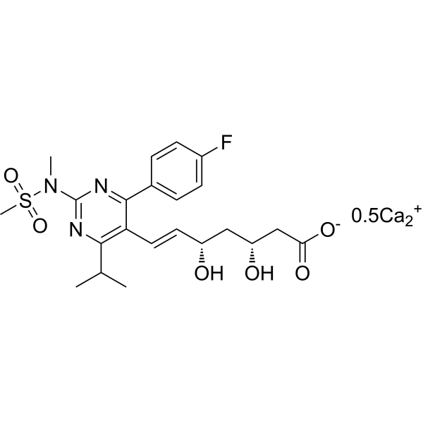 Rosuvastatin Calcium (Standard) Chemical Structure