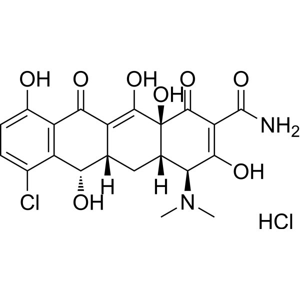 Demeclocycline hydrochloride Chemical Structure