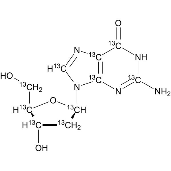 2'-Deoxyguanosine-13C<em>10</em>