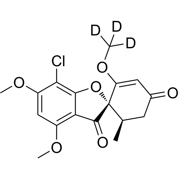 Griseofulvin-d<sub>3</sub> Chemical Structure