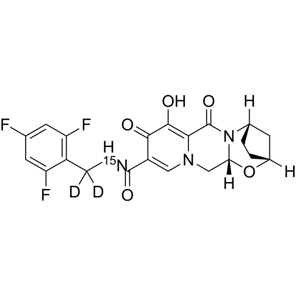 Bictegravir-<sup>15</sup>N,d<sub>2</sub> Chemical Structure