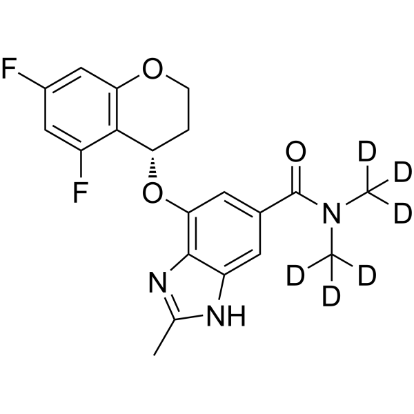 Tegoprazan-d<sub>6</sub> Chemical Structure