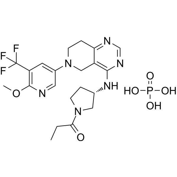 Leniolisib phosphate Chemical Structure