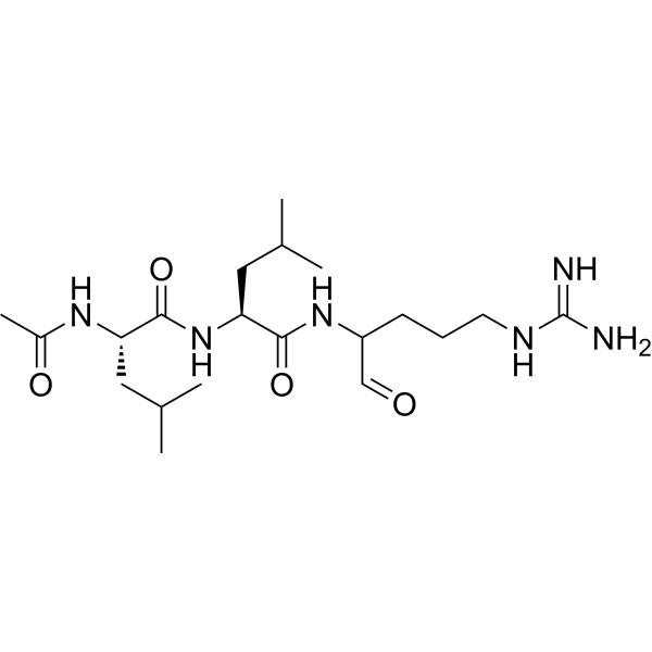 Leupeptin Ac-LL Chemical Structure