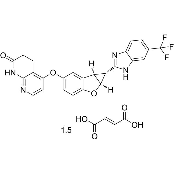Lifirafenib maleate Chemical Structure