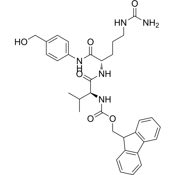 Fmoc-Val-Cit-PAB Chemical Structure