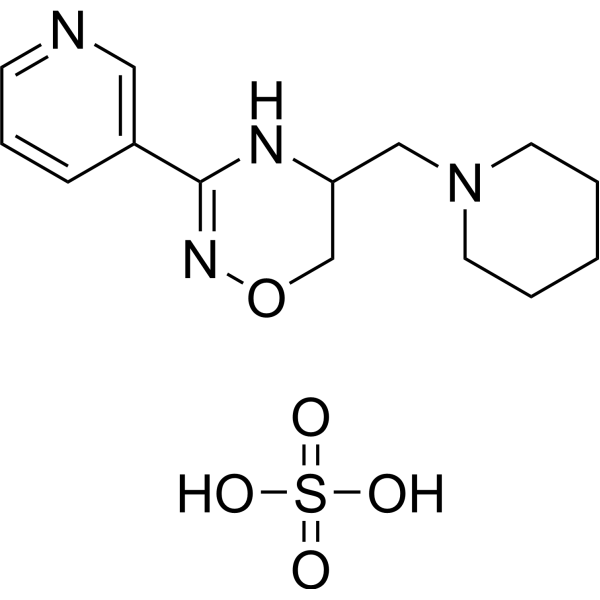 Iroxanadine sulfate Chemical Structure