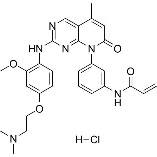 EGFR-IN-1 hydrochloride Chemical Structure