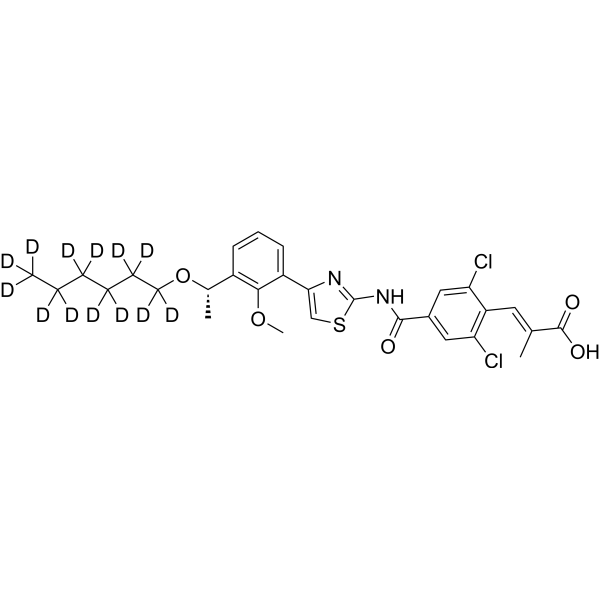Lusutrombopag-d<sub>13</sub> Chemical Structure