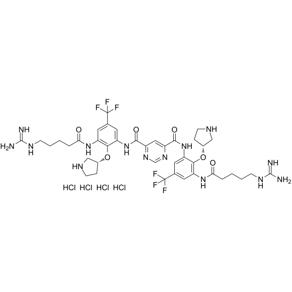Brilacidin tetrahydrochloride