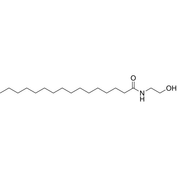 Palmitoylethanolamide Chemical Structure