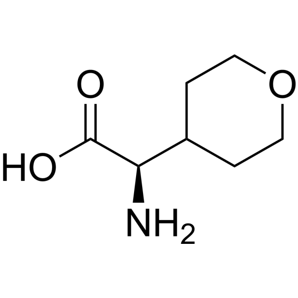 (R)-2-Amino-2-(tetrahydro-2H-pyran-4-yl)acetic acid Chemical Structure