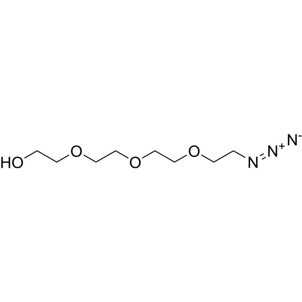 Azido-PEG4-alcohol Chemical Structure