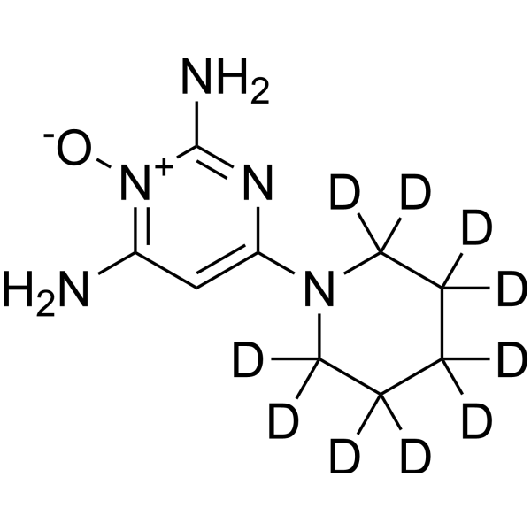 Minoxidil-d<sub>10</sub> Chemical Structure