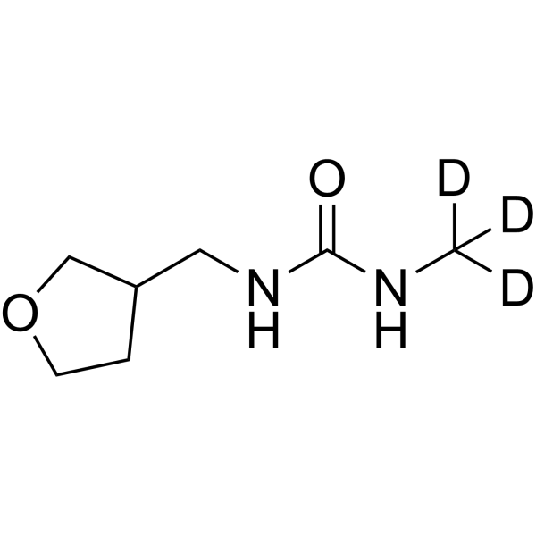 1-<em>Methyl</em>-<em>3</em>-((tetrahydrofuran-<em>3</em>-yl)<em>methyl</em>)urea-d<em>3</em>