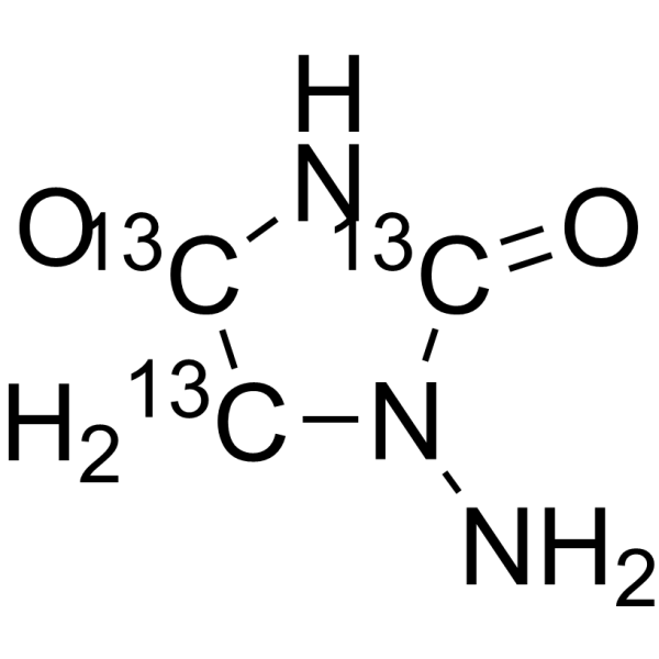 <em>1</em>-Aminoimidazolidine-2,4-dione-<em>13</em><em>C</em>3