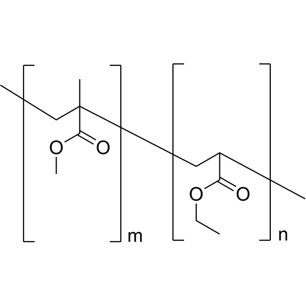 Ethyl acrylate-methyl methacrylate copolymer Chemical Structure