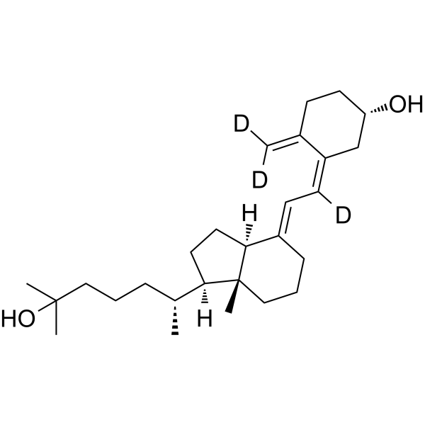 Calcifediol-d<sub>3</sub> Chemical Structure