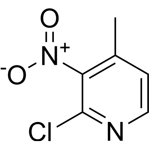 2-Chloro-4-methyl-3-nitropyridine Chemical Structure