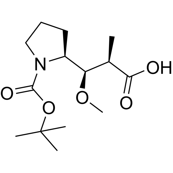 N-Boc-dolaproine Chemical Structure