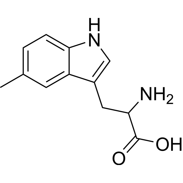 5-Methyl-DL-tryptophan Chemical Structure